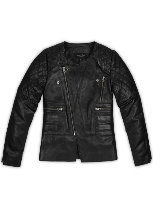 Leather Biker Jacket # 529