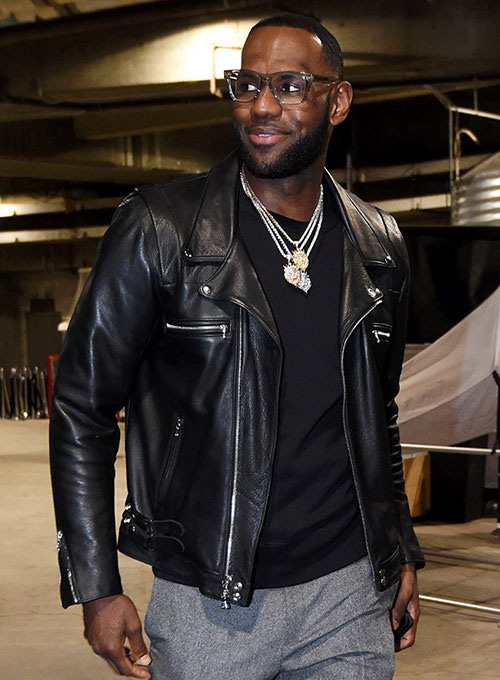 LeBron James Leather Jacket - Click Image to Close