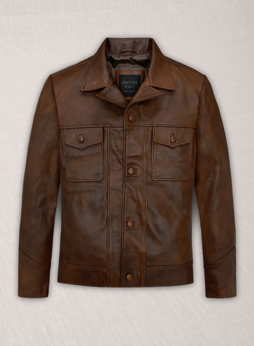 Leonardo DiCaprio Once Upon a Time in Hollywood Leather Jacket