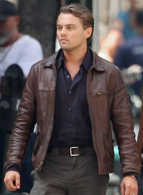 Leonardo DiCaprio Inception Leather Jacket