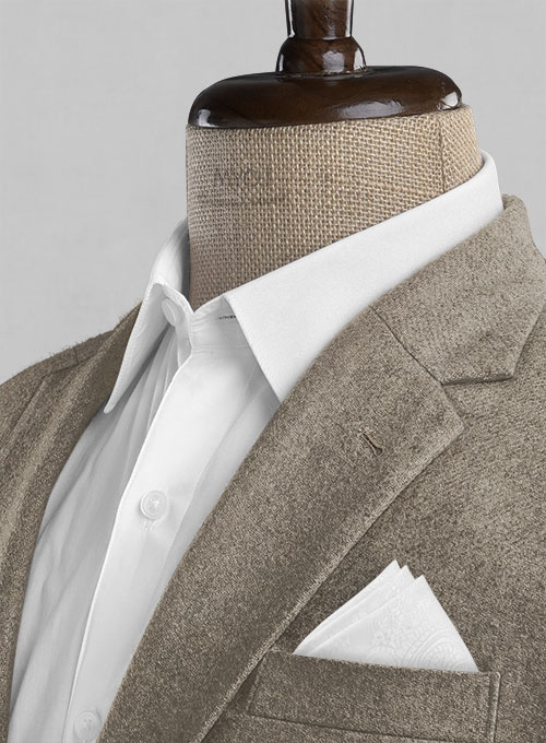 Light Weight Light Brown Tweed Jacket