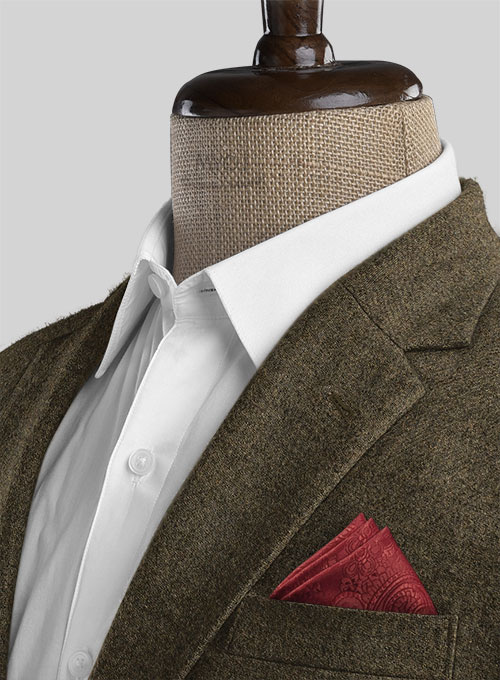 Light Weight Rust Brown Tweed Jacket