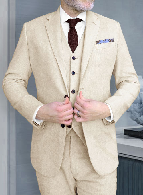 Light Beige Corduroy Jacket