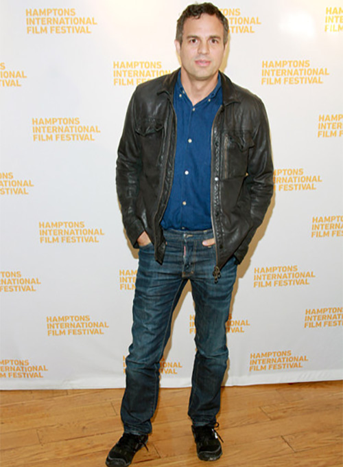 Mark Ruffalo Hamptons Film Festival Leather Jacket