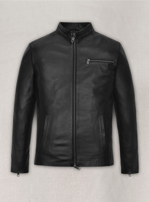 Matt Damon Leather Jacket - Click Image to Close