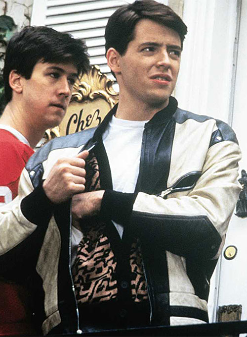 Matthew Broderick Ferris Bueller's Day Off Leather Jacket - Click Image to Close