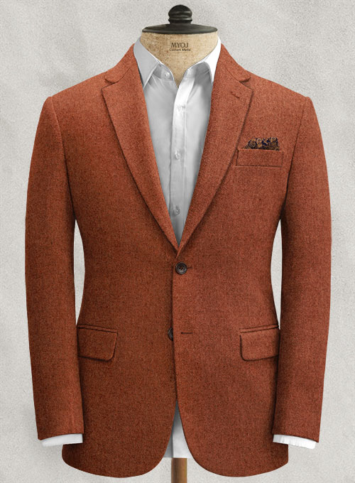 Melange Titan Rust Tweed Jacket