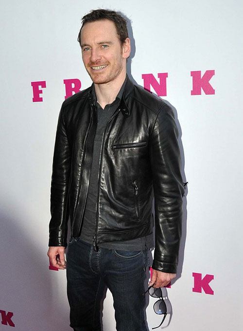 Michael Fassbender Leather Jacket - Click Image to Close