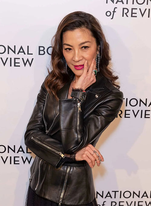 Michelle Yeoh Leather Jacket - Click Image to Close