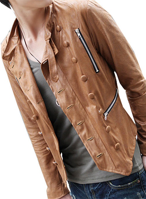 Military Leather Jacket - Click Image to Close