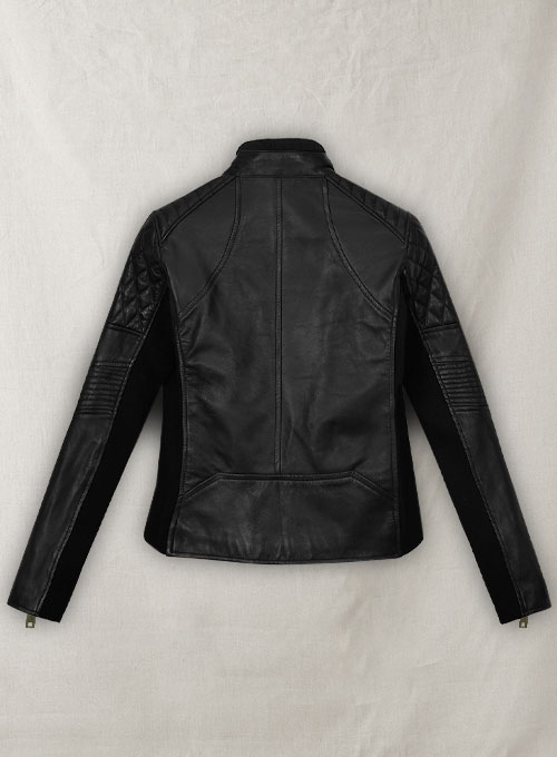 Modern Stretch Leather Jacket - Click Image to Close