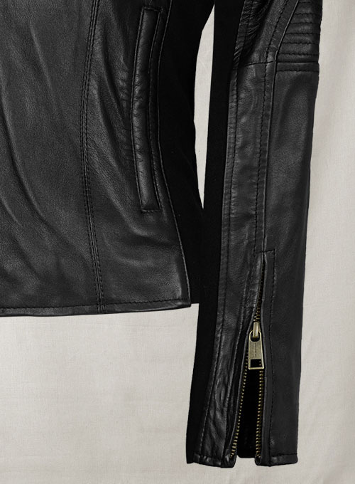 Modern Stretch Leather Jacket - Click Image to Close