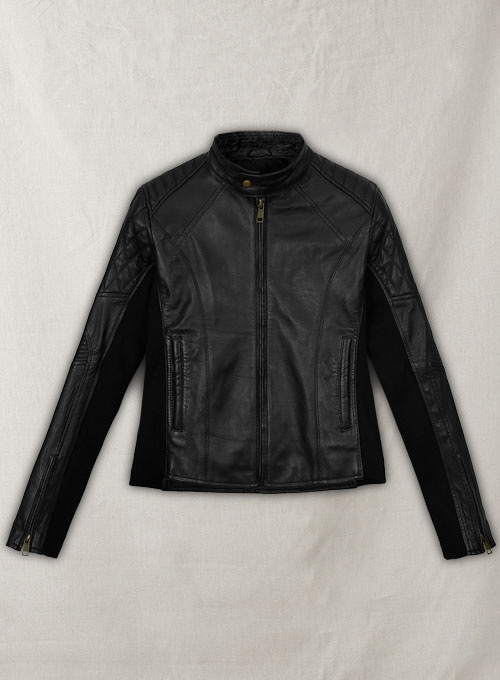 Modern Stretch Leather Jacket - Click Image to Close