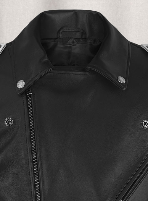 Monza Biker Leather Jacket - Click Image to Close