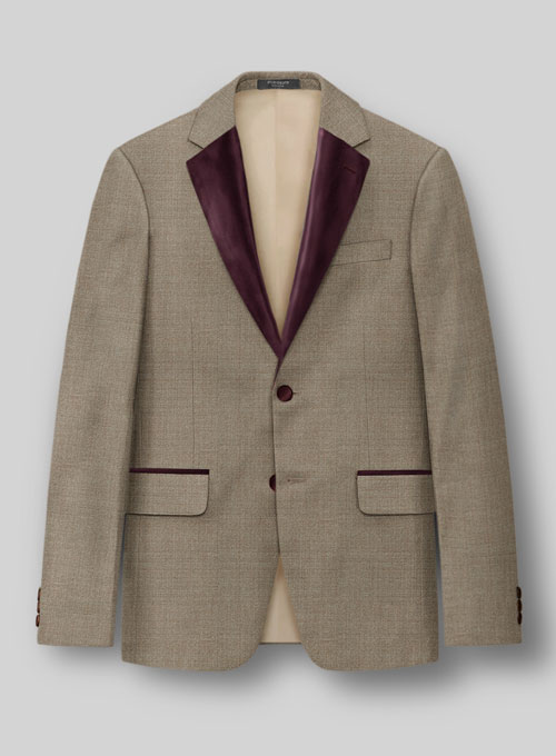 Napolean Infantary Khaki Wool Tuxedo Jacket