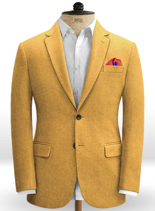 Naples Yellow Tweed Jacket