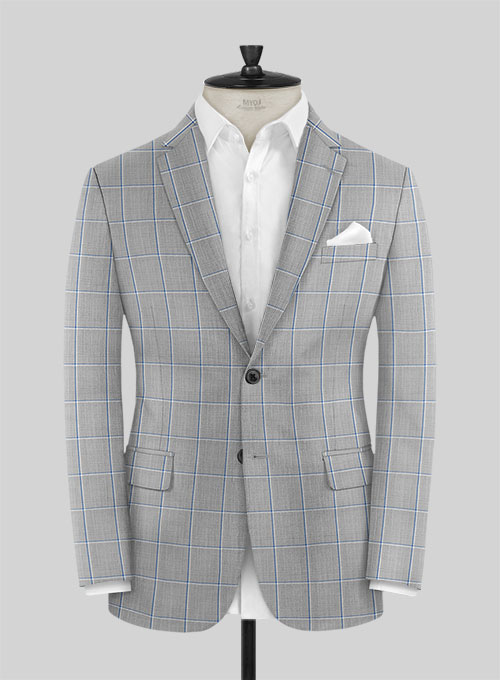 Napolean Aria Light Gray Wool Jacket