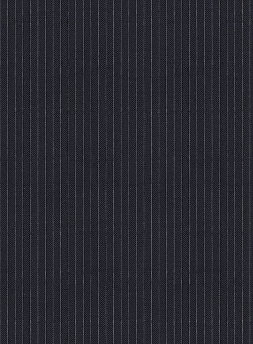 Napolean Mini Stripe Dark Blue Wool Jacket