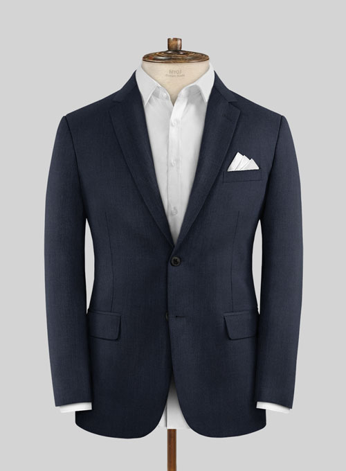 Napolean Navy Blue Wool Jacket