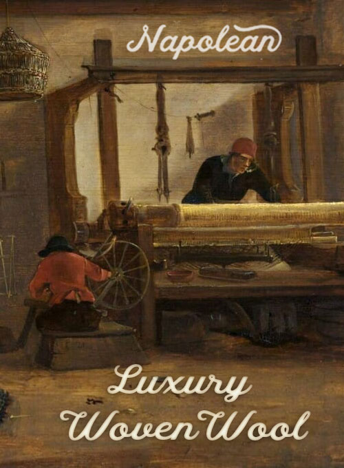 Napolean Ivory Wool Tuxedo Jacket - Satin Lapel