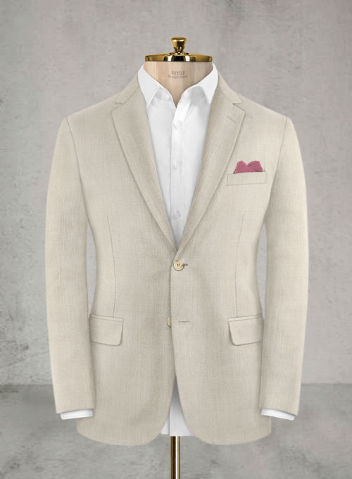 Napolean Muted Beige Wool Jacket