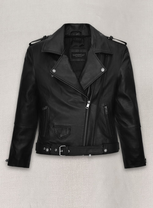 Natalie Portman Vox Lux Leather Jacket #1 - Click Image to Close