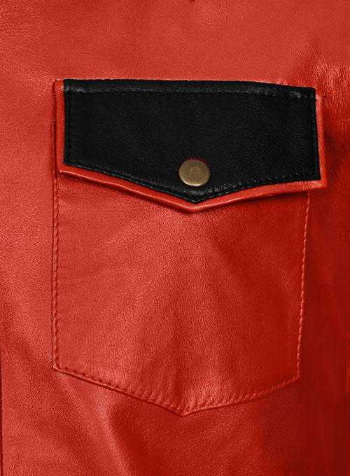 Native Leather Shirt - Click Image to Close