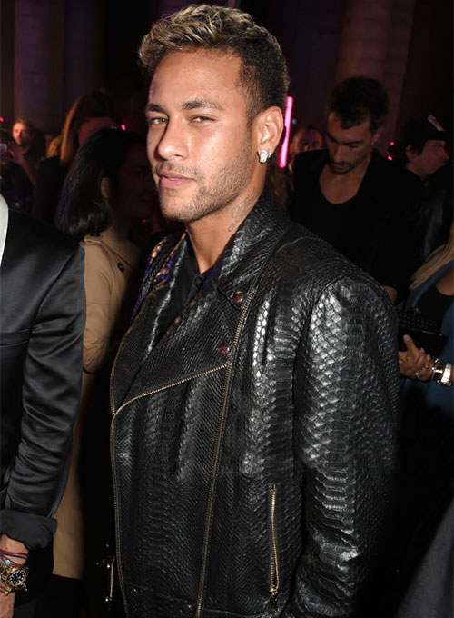 Neymar Leather Jacket - Click Image to Close