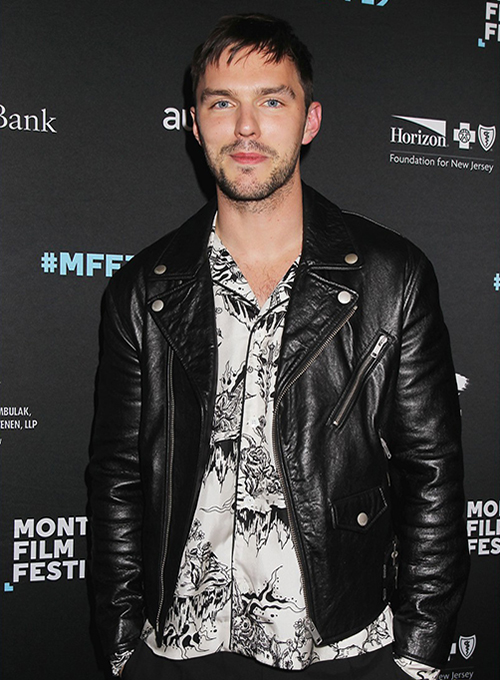 Nicholas Hoult Leather Jacket #1 - Click Image to Close
