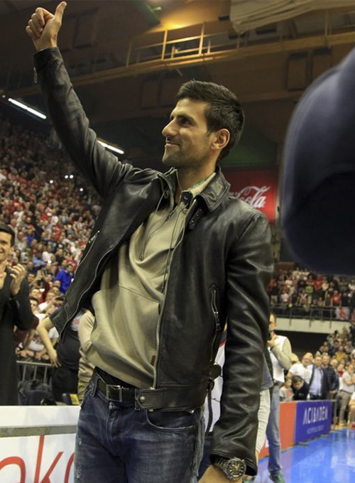 Novak Djokovic Leather Jacket