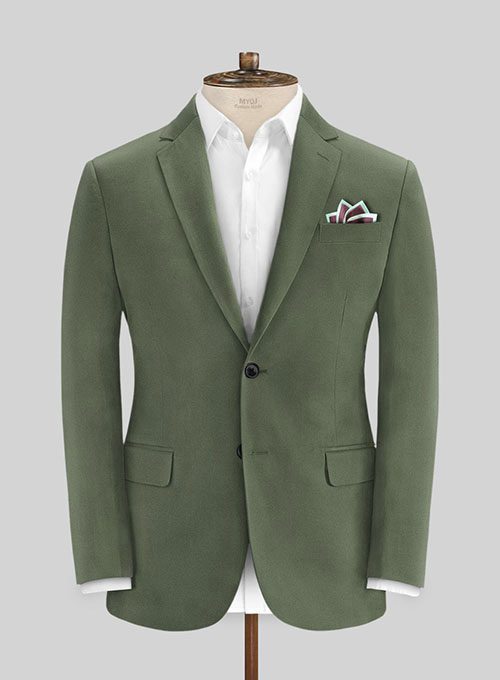 Olive Green Cotton Jacket