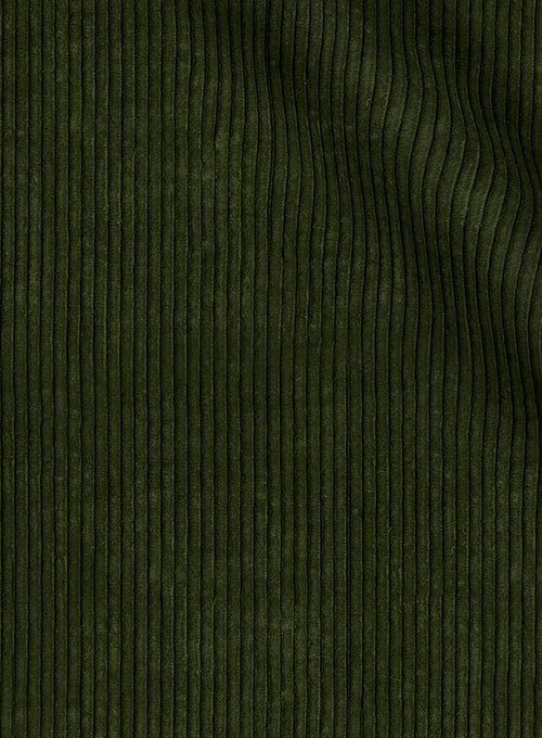 Olive Green Thick Corduroy Jacket