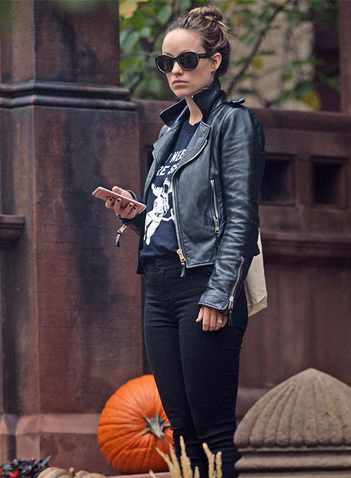 Olivia Wilde Leather Jacket : Made To Measure Custom Jeans For Men ...