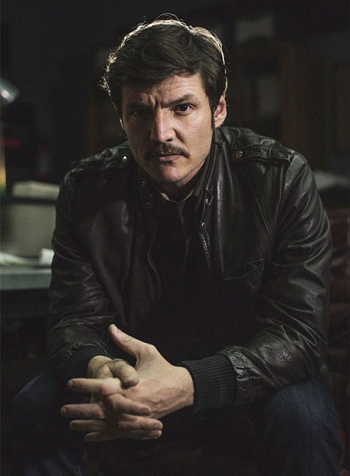 Pedro Pascal Narcos Season 2 Leather Jacket