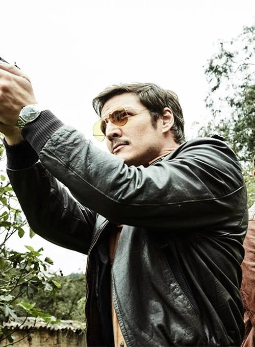 Pedro Pascal Narcos Season 2 Leather Jacket