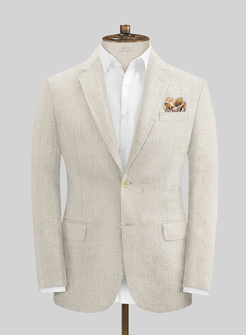 Pure Barn Beige Linen Jacket