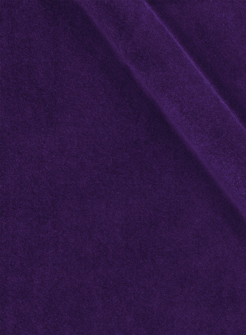 Purple Velvet Tuxedo Jacket - Click Image to Close