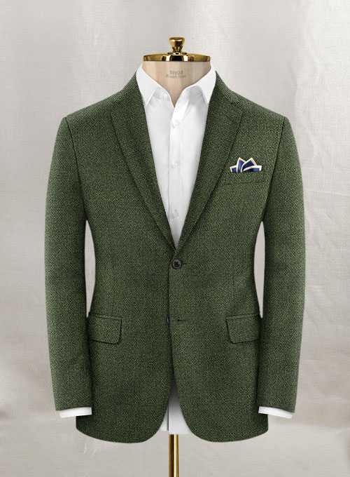 Reda Basket Green Pure Wool Jacket : Made To Measure Custom Jeans For Men &  Women, MakeYourOwnJeans®