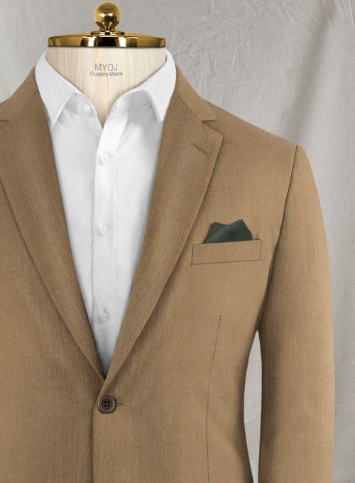 Reda Sandrift Khaki Wool Jacket - Click Image to Close