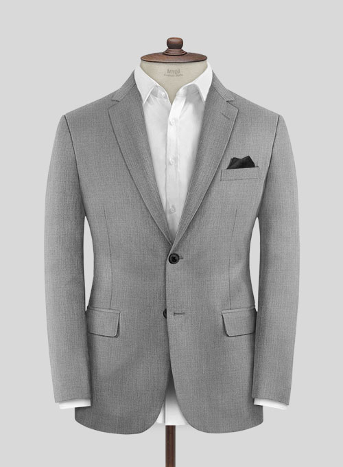 Reda Worsted Mid Gray Pure Wool Jacket