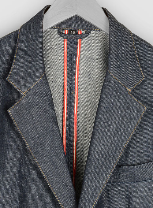 Selvedge Denim Blazer - Click Image to Close