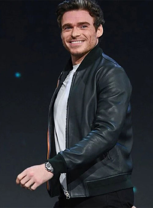 Richard Madden Leather Jacket #1