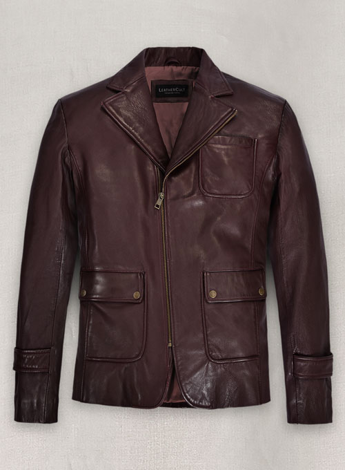 Robert Downey Jr Leather Blazer #1 - Click Image to Close