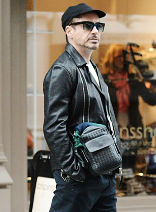 Robert Downey Jr. Leather Jacket #3