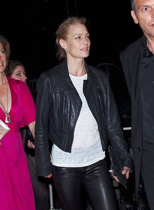 Robin Wright Leather Jacket #1