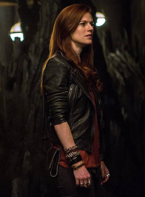 Rose Leslie The Last Witch Hunter Leather Jacket - Click Image to Close