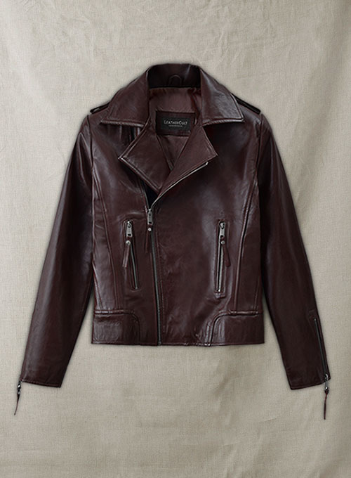 Rosie Huntington Leather Jacket - Click Image to Close