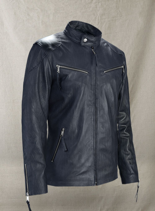 Rover Blue Leather Jacket #907