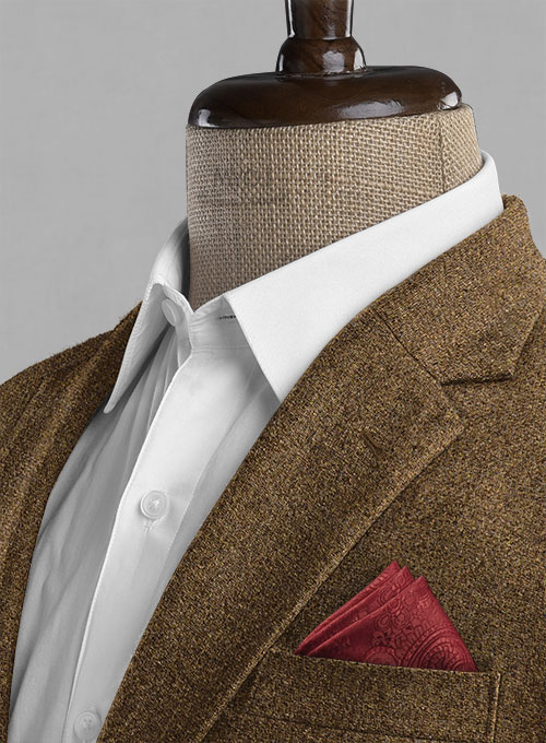 Royal Brown Heavy Tweed Jacket - Click Image to Close