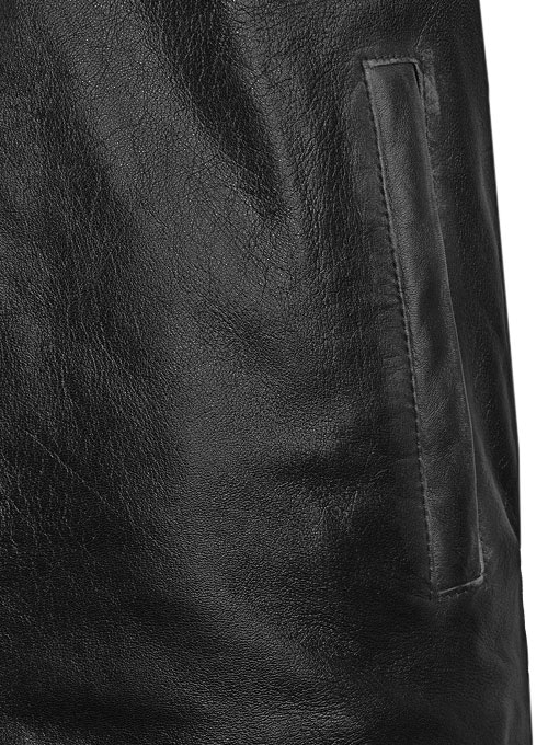 Rubbed Black Mark Wahlberg Contraband Leather Jacket